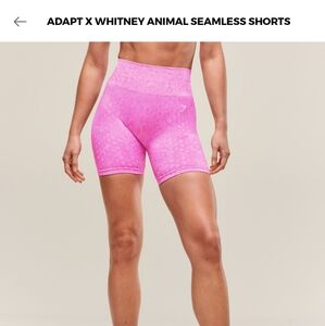 Gymshark Adapt X Whitney Animal Seamless Shorts